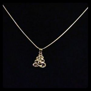 Sterling silver Christmas Tree necklace